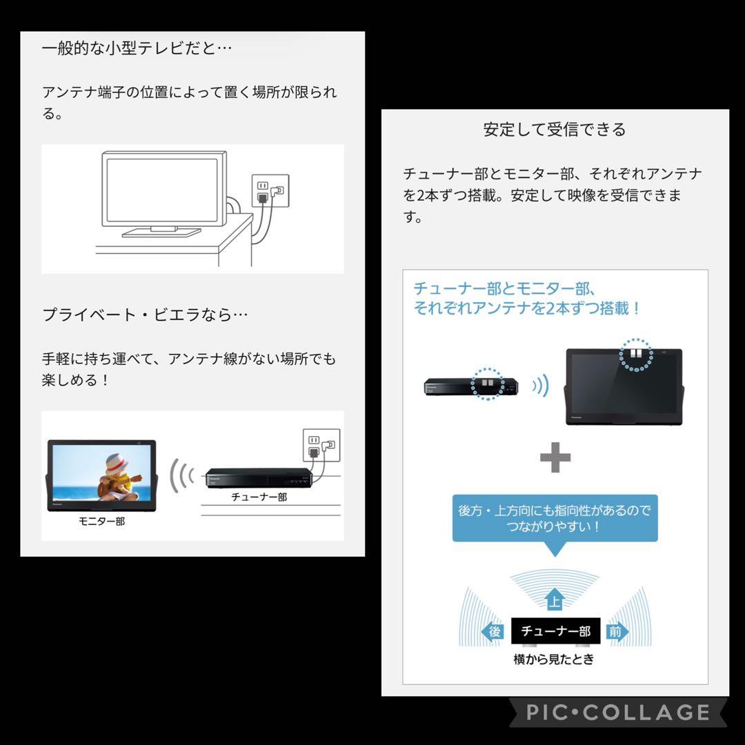 ★ほぼ未使用★Panasonic ポータブルテレビ UN-15LD12H