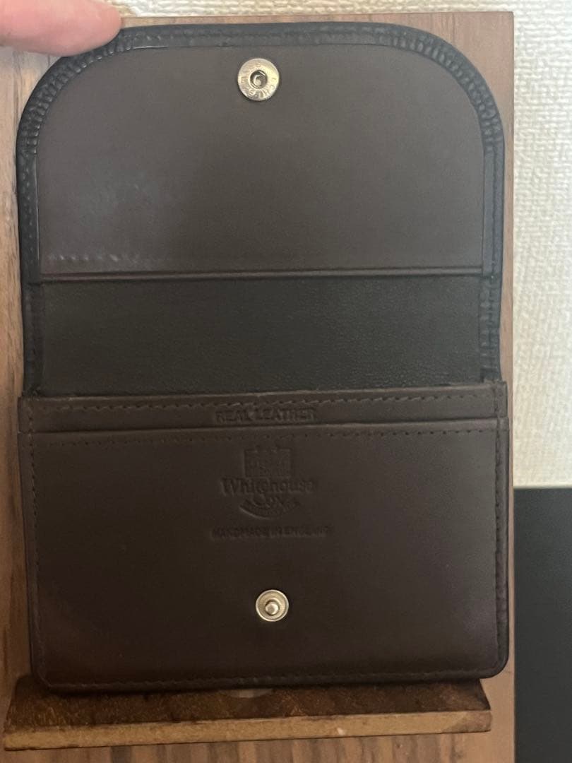 ホワイトハウスコックス　ブライドルレザー名刺入れ　カードケース