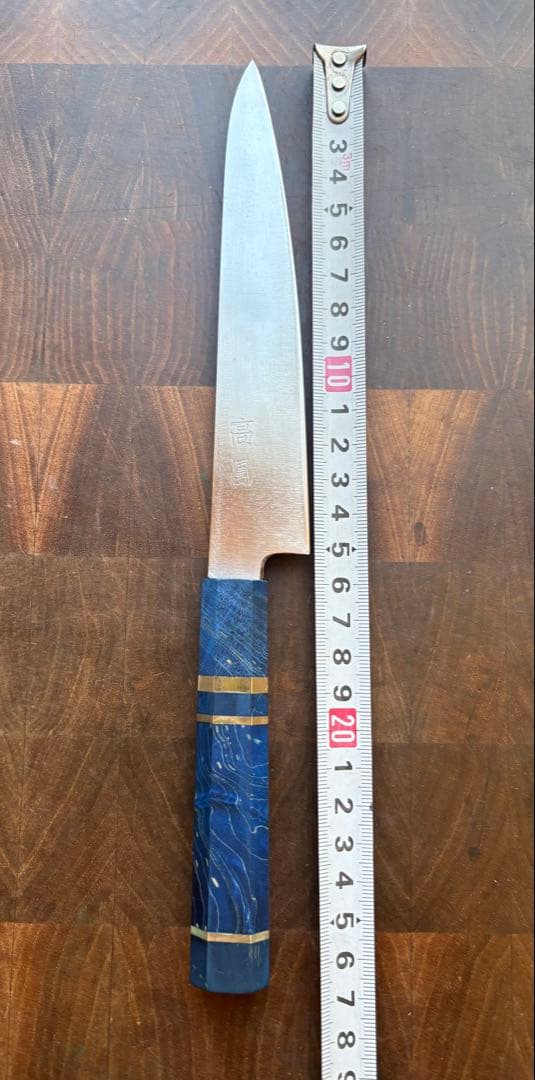 高鳳　和ペティナイフ　150mm 包丁　全鋼　ステンレス　スタビライズウッド