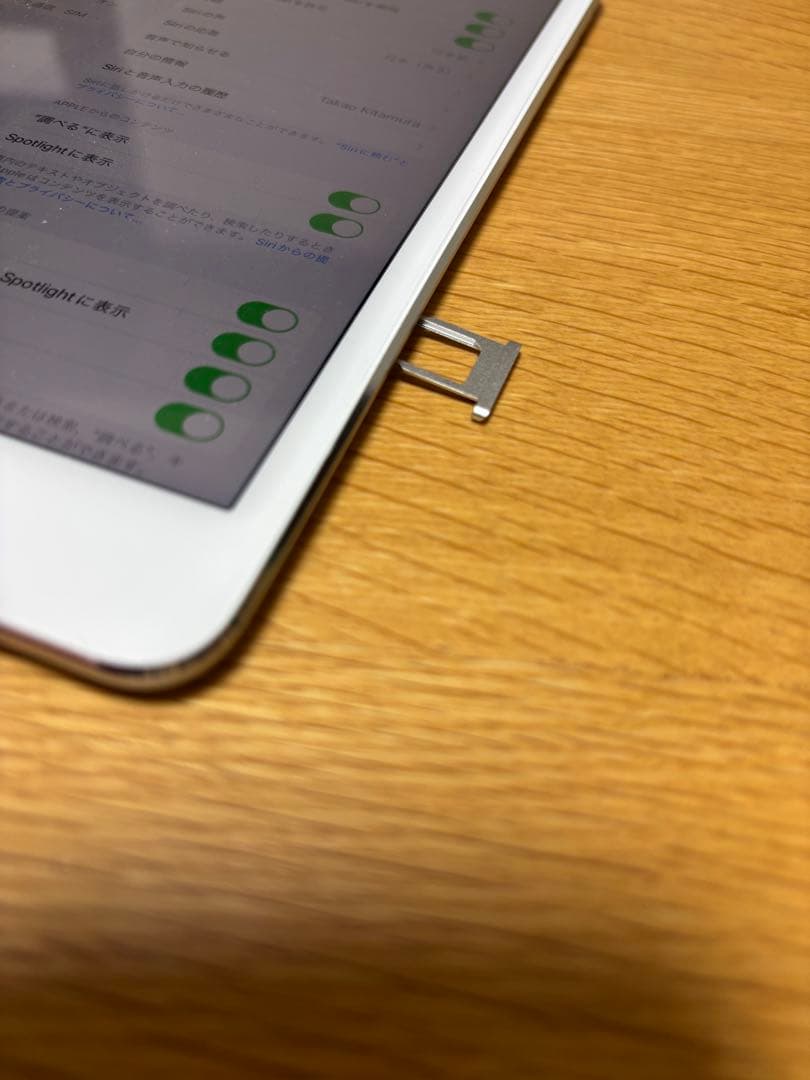 iPad mini4 wifi+cellular 128GB　シルバー