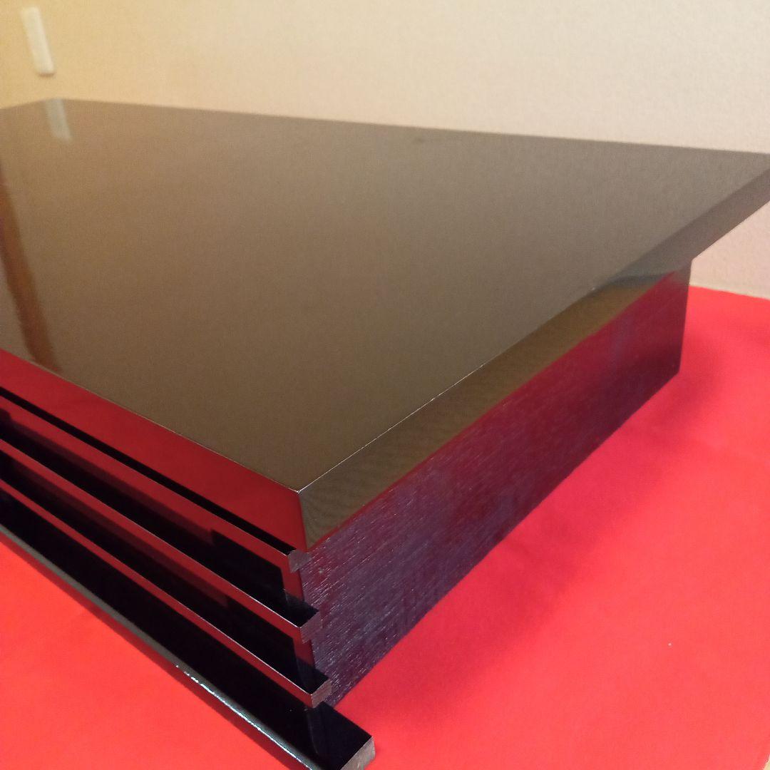 大型　漆塗り木製御飾り台　雛人形　親王飾り台　茶道具