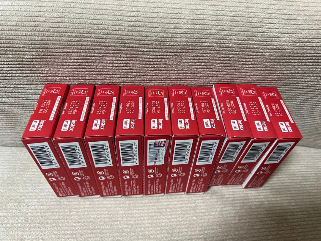 チェキ専用フィルム 絵柄入りフレームタイプ (ミッキー＆フレンズ) 10個