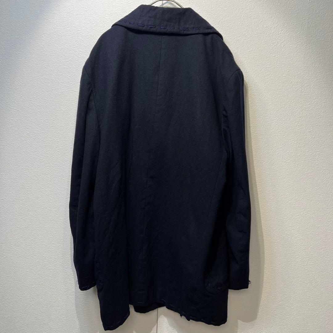 希少 90年製 トリコ コムデギャルソン 上質 ウール ステッチ ピーコート