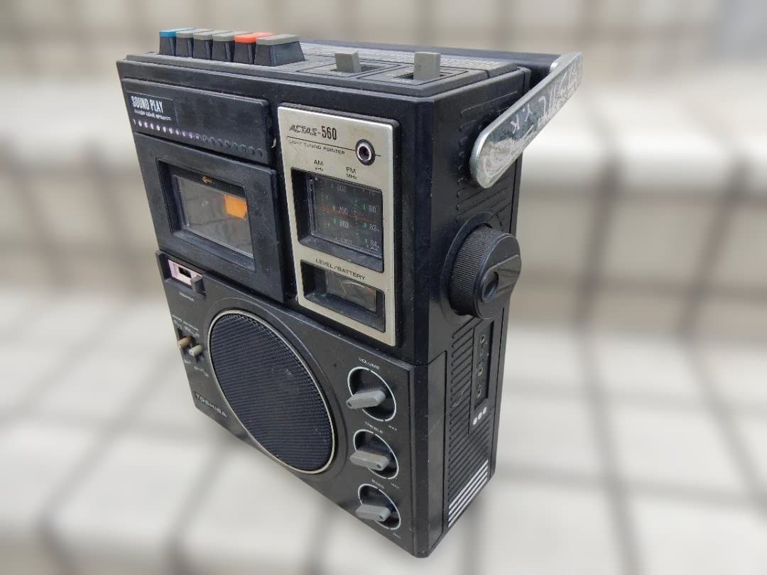 昭和レトロ ラジカセ３台ジャンク、RT-560 KR-2500 RC-212