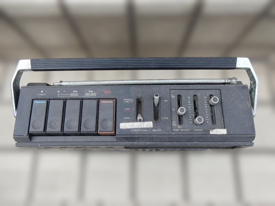 昭和レトロ ラジカセ３台ジャンク、RT-560 KR-2500 RC-212