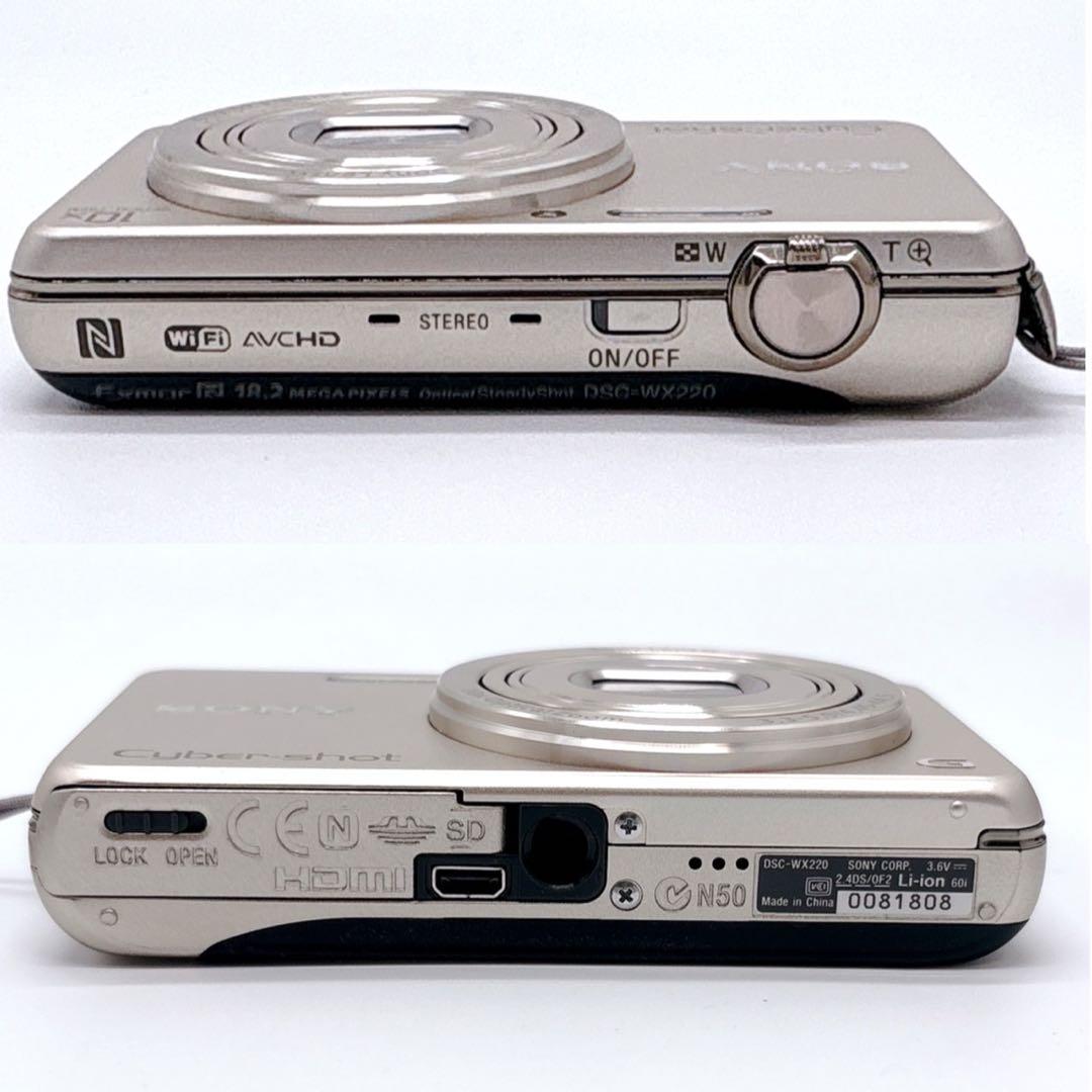 動作確認済 SONY Cyber-shot DSC-WX220 ゴールド