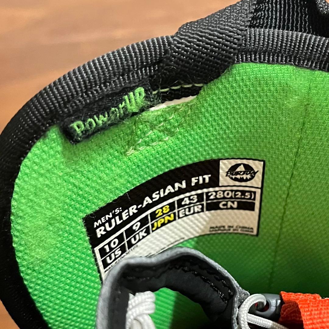 未使用級✨BURTON RULER スノーボードブーツ 28cm クイックレース