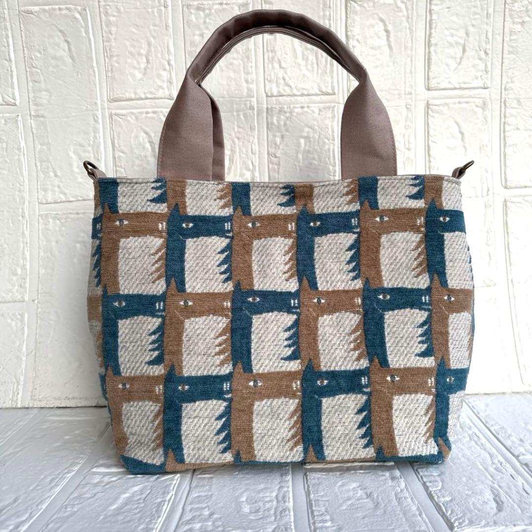 51222A ハンドメイド　ミナペルホネン　トートバッグ