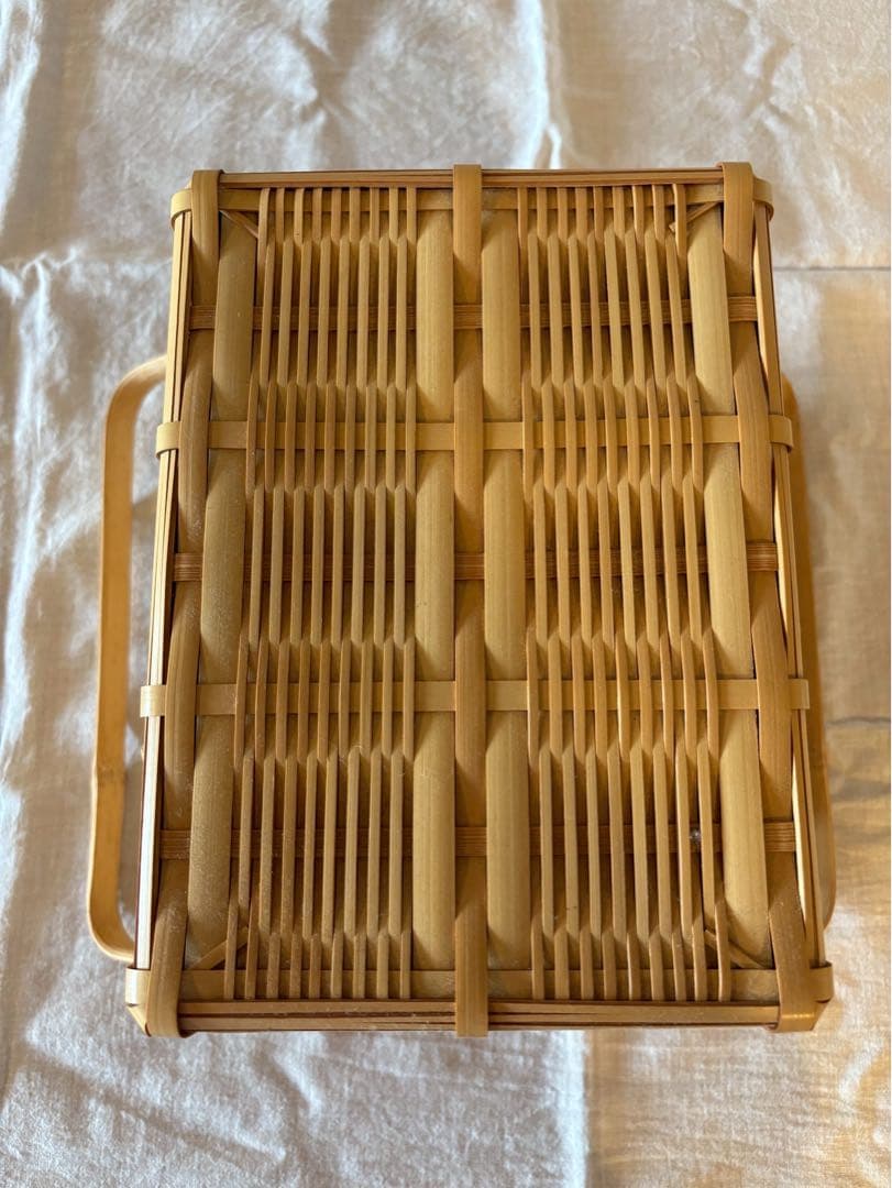 おじろ角物店「角物お弁当箱 横長2 段」