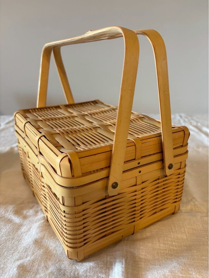 おじろ角物店「角物お弁当箱 横長2 段」