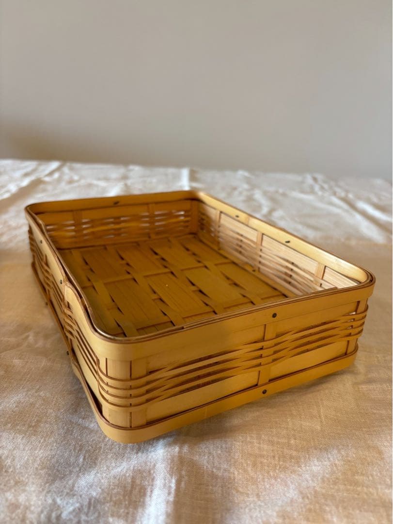 おじろ角物店「角物お弁当箱 横長2 段」