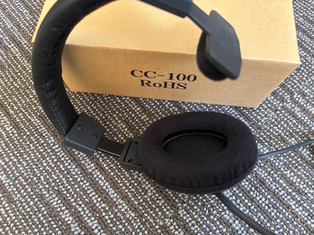 CLEAR-COM クリアカム CC-100 片耳ヘッドセット クリアーカム