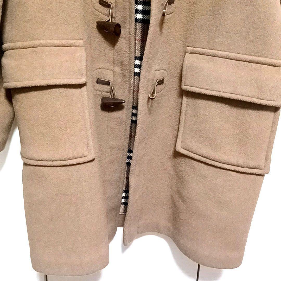 英国製★XL　Burberry　バーバリー　ノバチェック　ウール　ダッフルコート