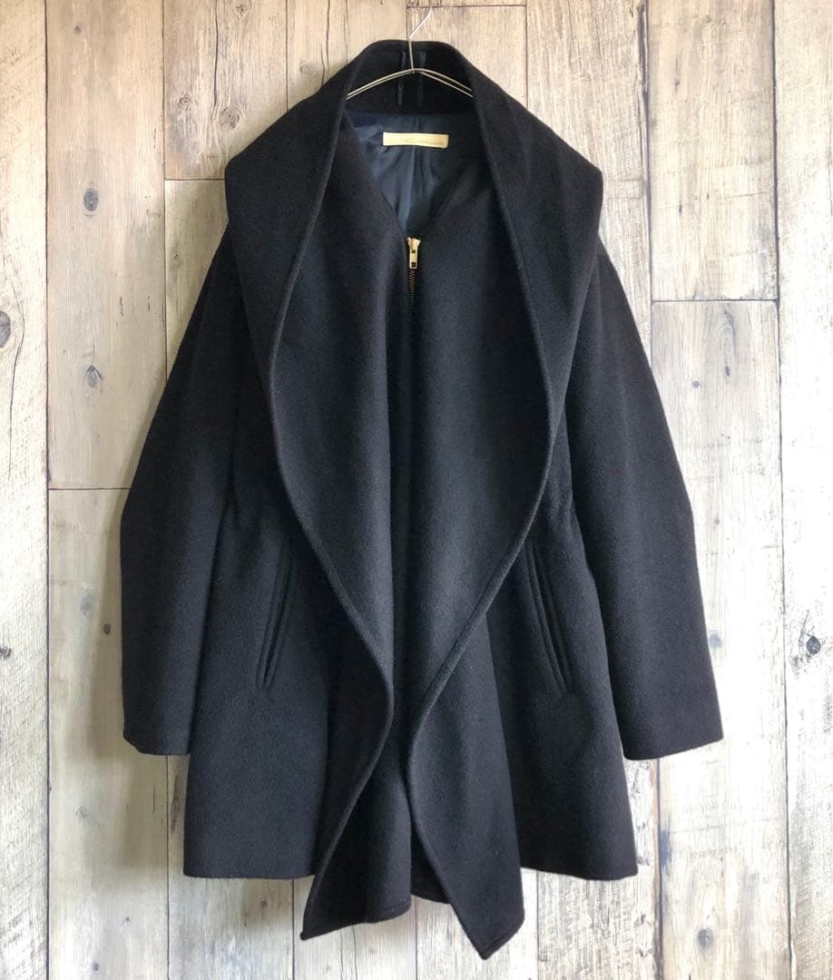 GALLARDAGALANTE ガリャルダガランテ　ウールコート　ショール　変形