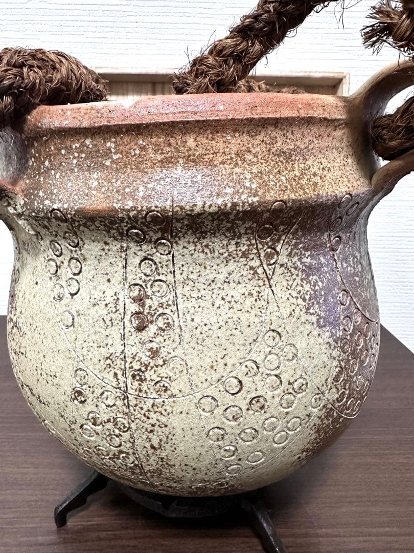 GerdKnapper ゲルトクナッパー 吊花入　１９７９年作　益子焼　真作保証