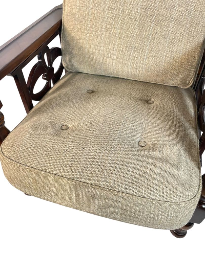 HR354 【希少デザイン】飛騨産業　穂高　キツツキ　ソファ　1人掛け