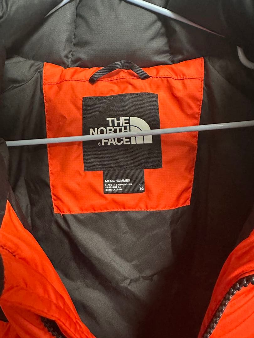 THE NORTH FACE ダウンジャケット 700 オレンジ・黒