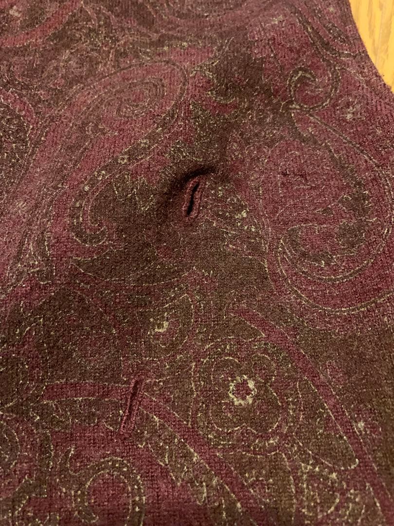 古着RRLラルフローレンPOLO RALPHLAUREN ペイズリーベスト　ポロ