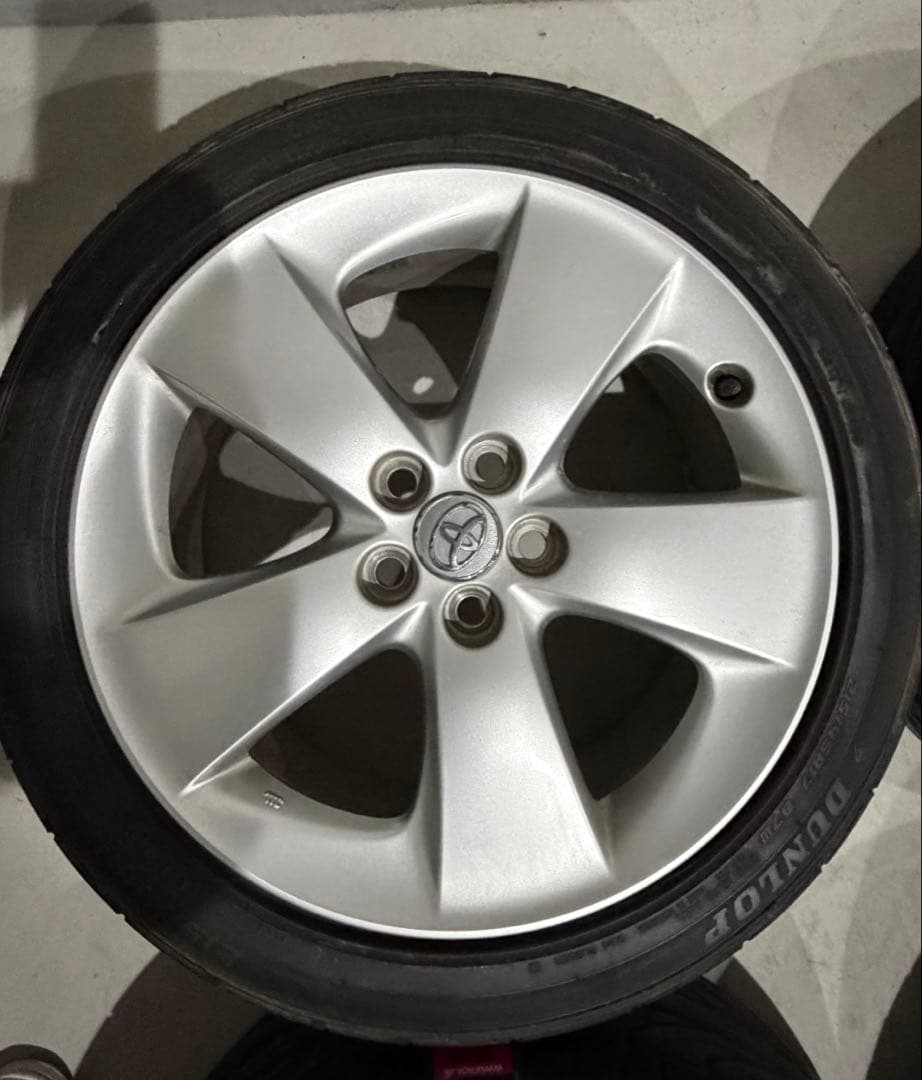 トヨタ プリウス 30 純正 17インチ ホイール/タイヤ4本