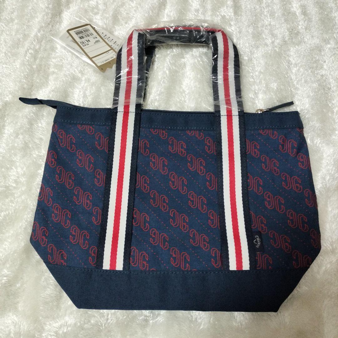新品CALLAWAY ネイビーラウンドバッグ 大小セットトート