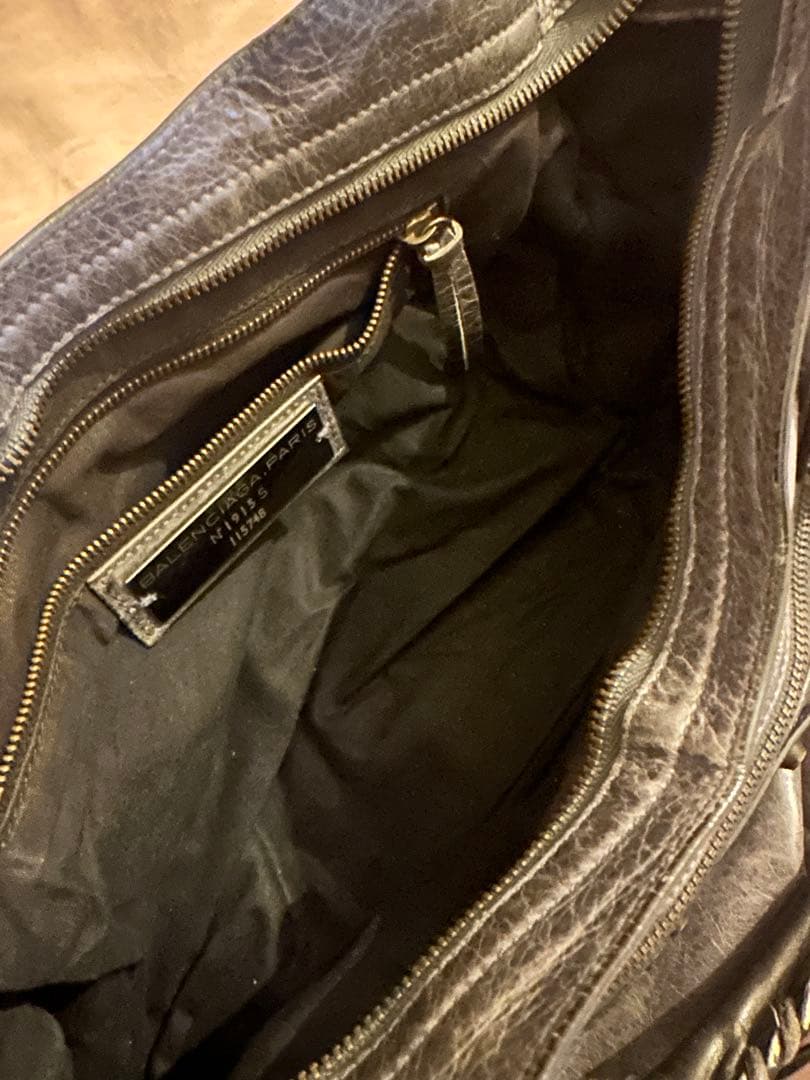 BALENCIAGA ショルダーバッグ グレー N 1915 S