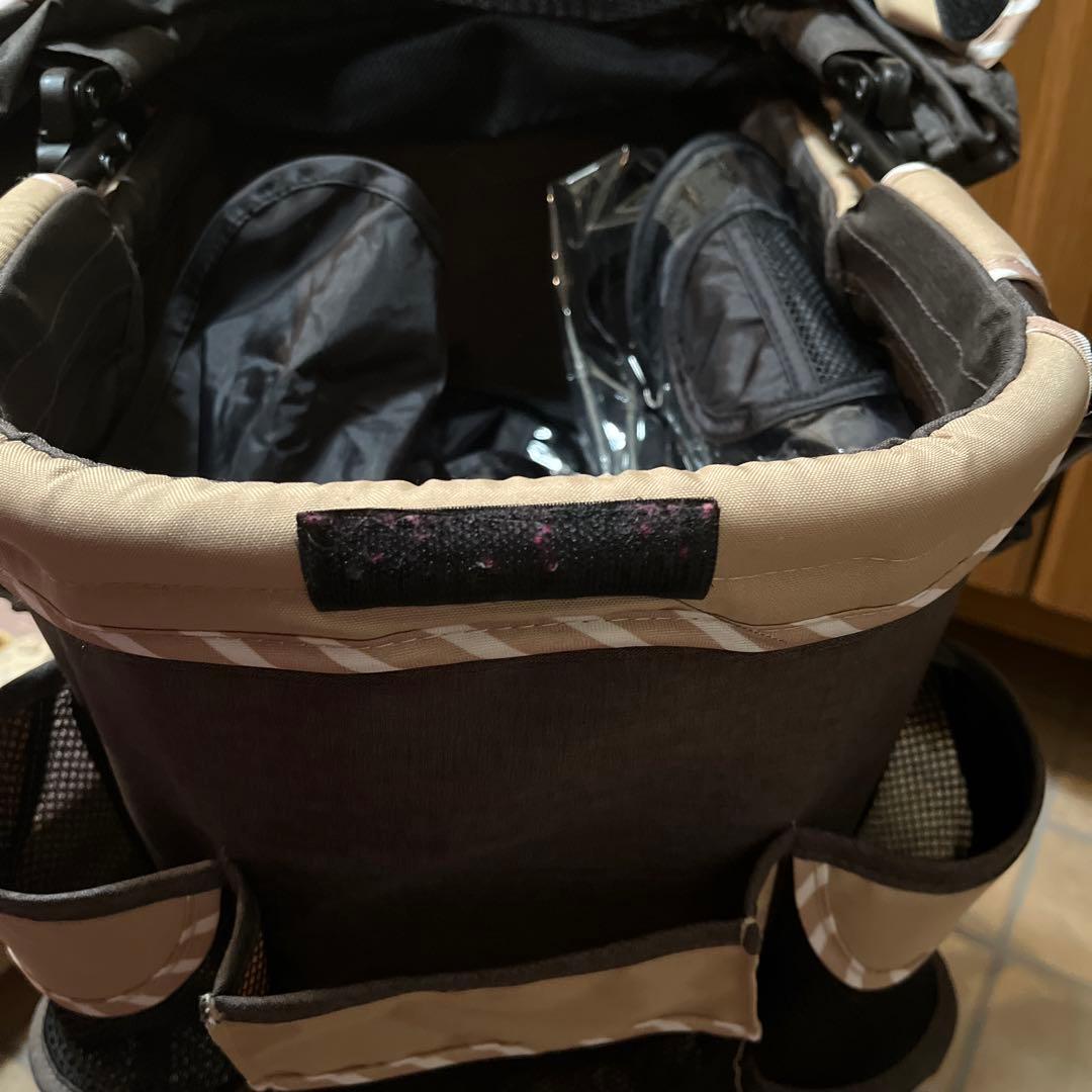 GEX ペットカート　わんわんカート スーパーライト　モカブラウン　雨除けカバー