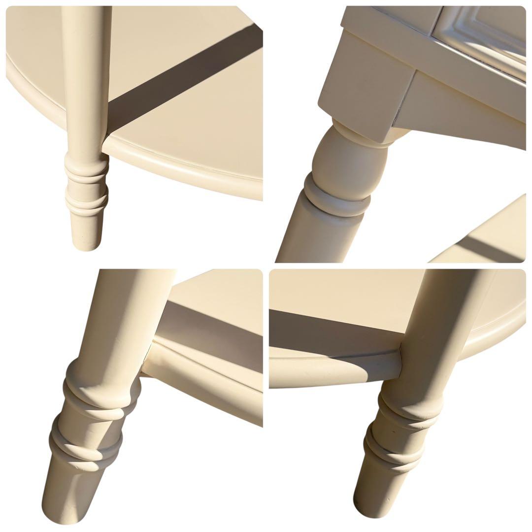 KZ008 LAURA ASHLEY  ハーフムーン コンソールテーブル