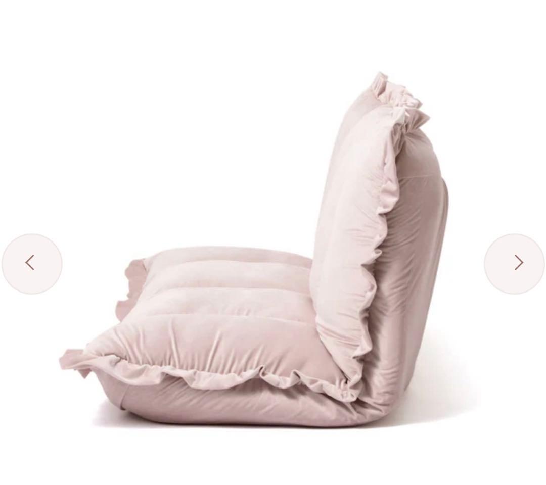 Francfrancカラン フロアソファ （W1120～1570） ピンク