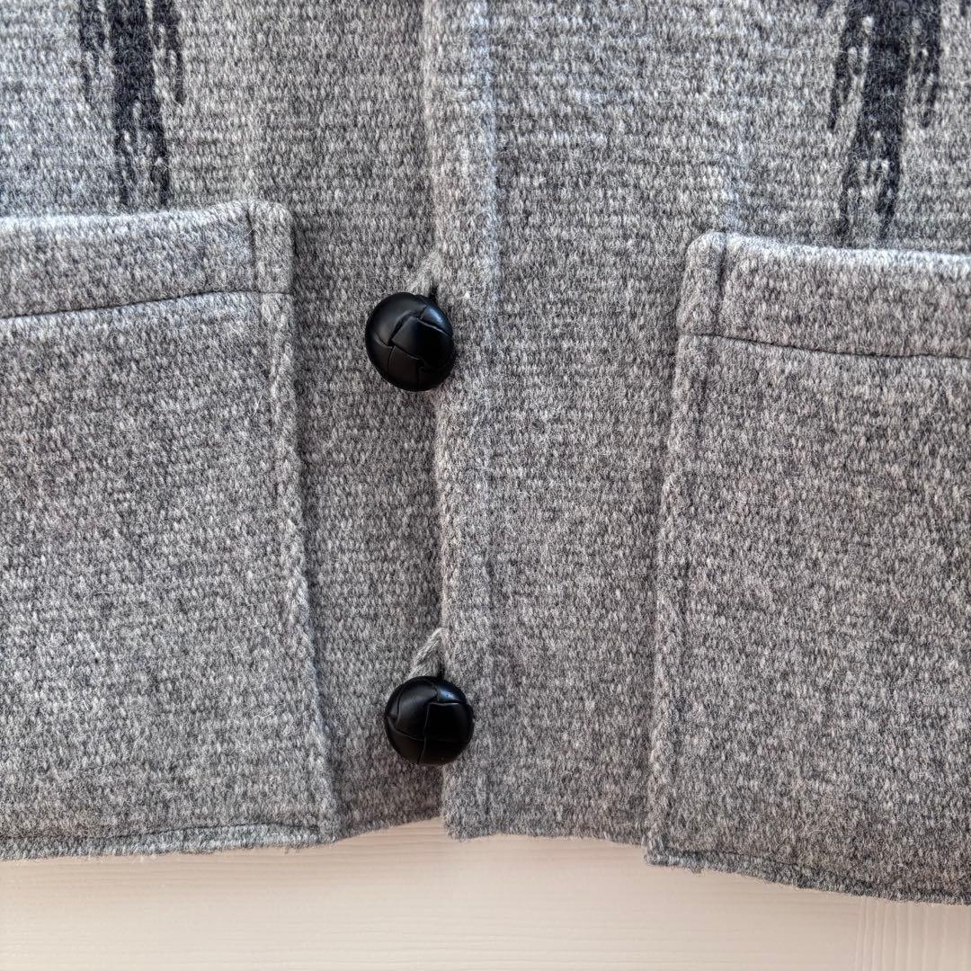 岡*]様 オルテガ グレー 38 スクエアフロント　チマヨベスト ポケット