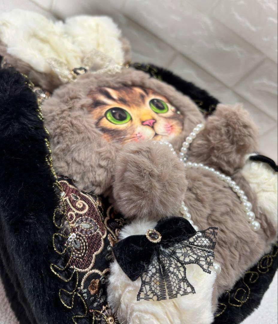 山*ば様 コヤンイサムチョン　ファーバッグ　サンダーちゃん　ブラウンうさちゃん