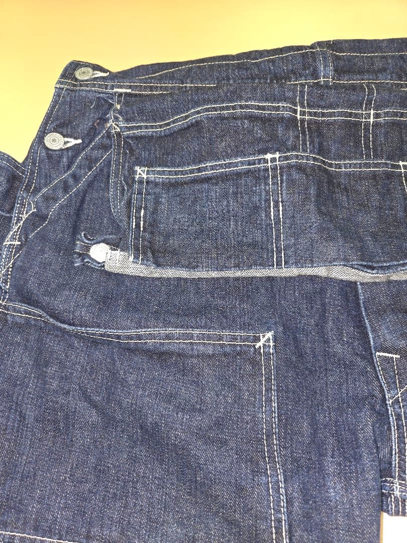 ★値下げ★希少★EVISU エヴィス カンガルー デニムオーバーオール 34