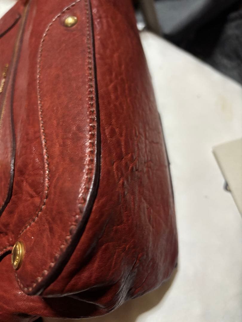 miumiu ナッパバタフライレザー ショルダーバッグ