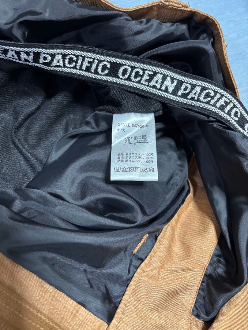 スノーボードウェアーレディース上下 新品3L OCEAN PACIFIC