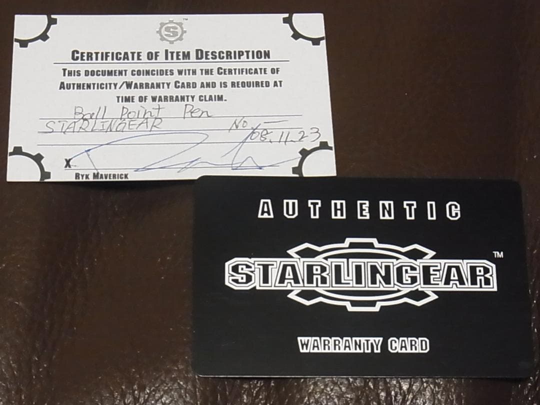 STARLINGEAR スターリンギア × 中山英俊 ボルトアクションボールペン
