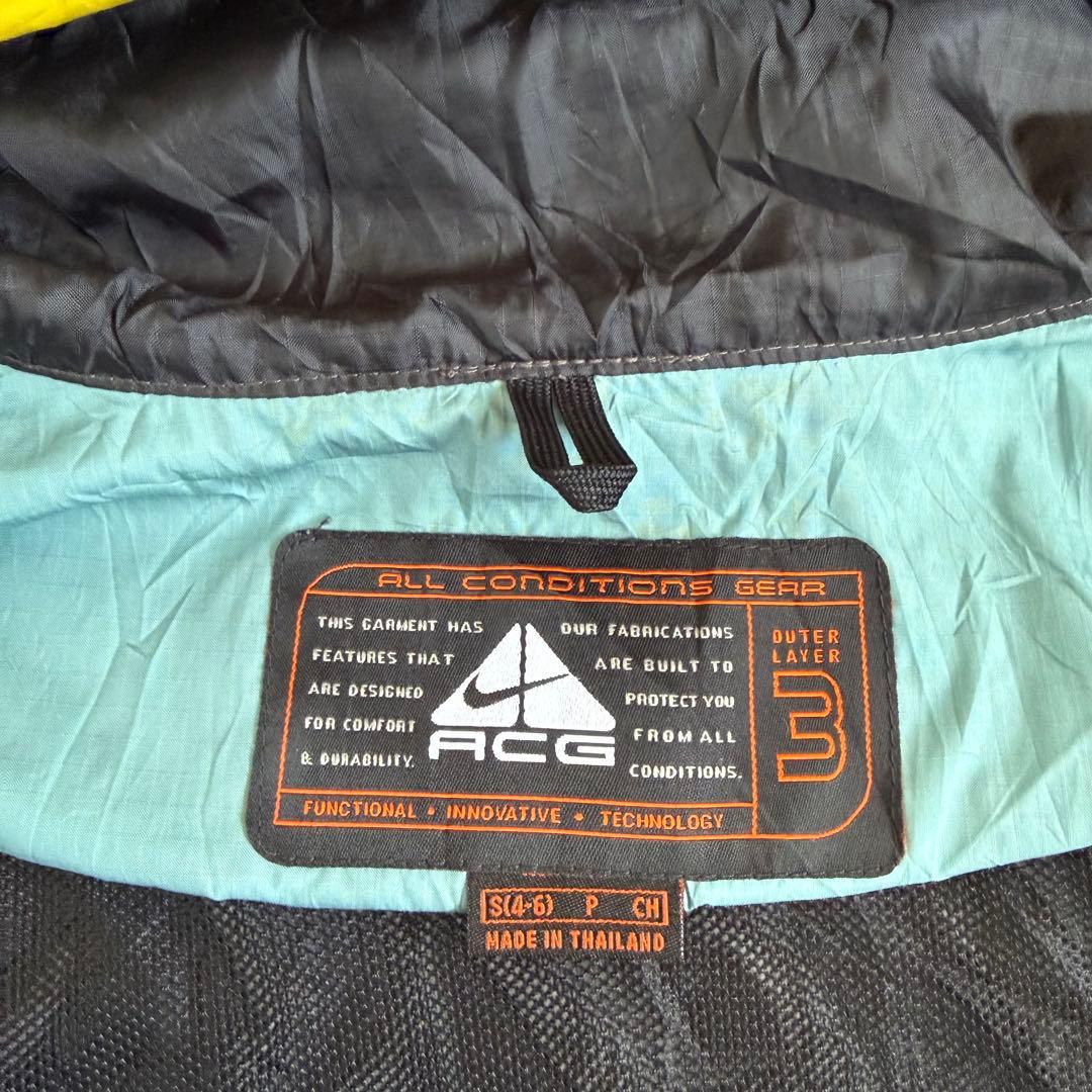 NIKE ACG ナイロンジャケット ライトブルー S