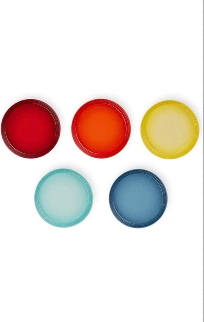 【新品】Le Creuset 皿　ネオラウンドプレート 17 cm 5個入り