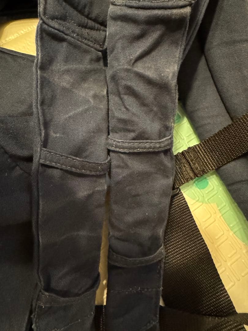 双子用napnap 抱っこひも ネイビー 収納バッグ付き