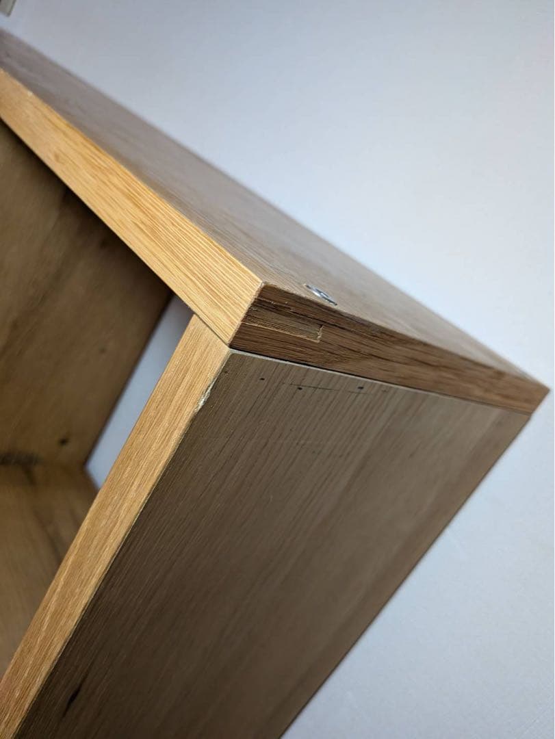 ■送料込■無印良品 スタッキングシェルフ 3×3 木製家具棚 オーク材 収納