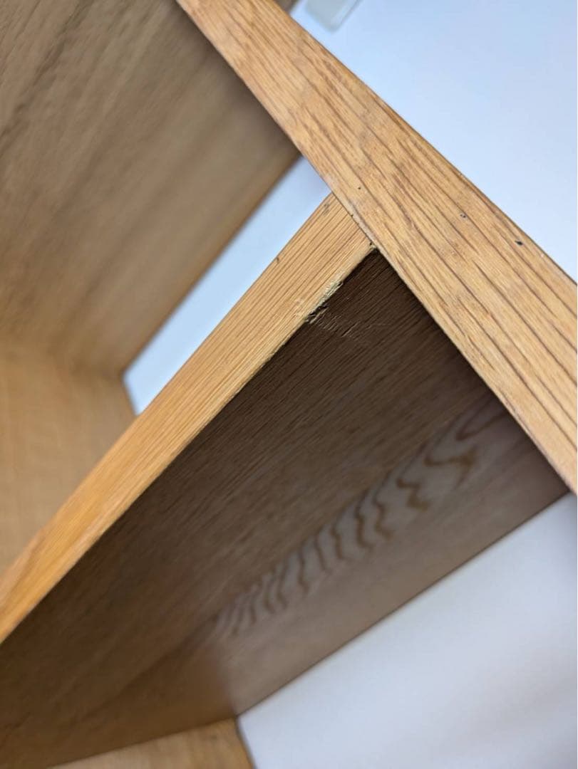 ■送料込■無印良品 スタッキングシェルフ 3×3 木製家具棚 オーク材 収納