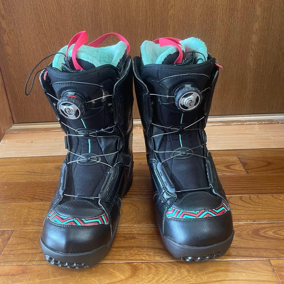 【美品】Salomon Ivy Boaスノーボードブーツ 24.5cm BOA付