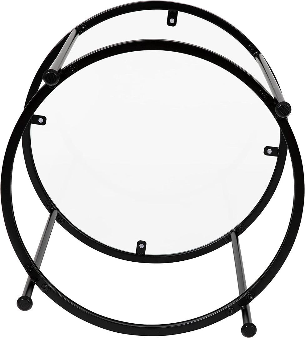 おしゃれ サイドテーブル 耐久性 多目的 強化ガラス