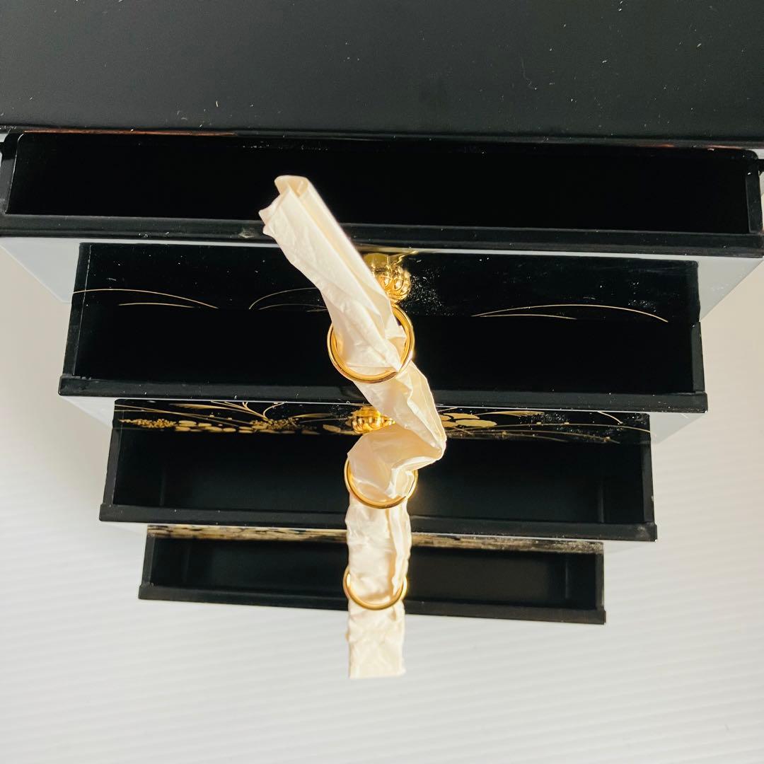 当時物／レトロ 資生堂花椿会 高台寺風蒔絵 小物箪笥 タンス 限定品