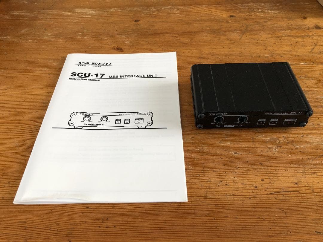 SCU-17 八重洲無線　USBインターフェースユニット+CT-62ケーブル