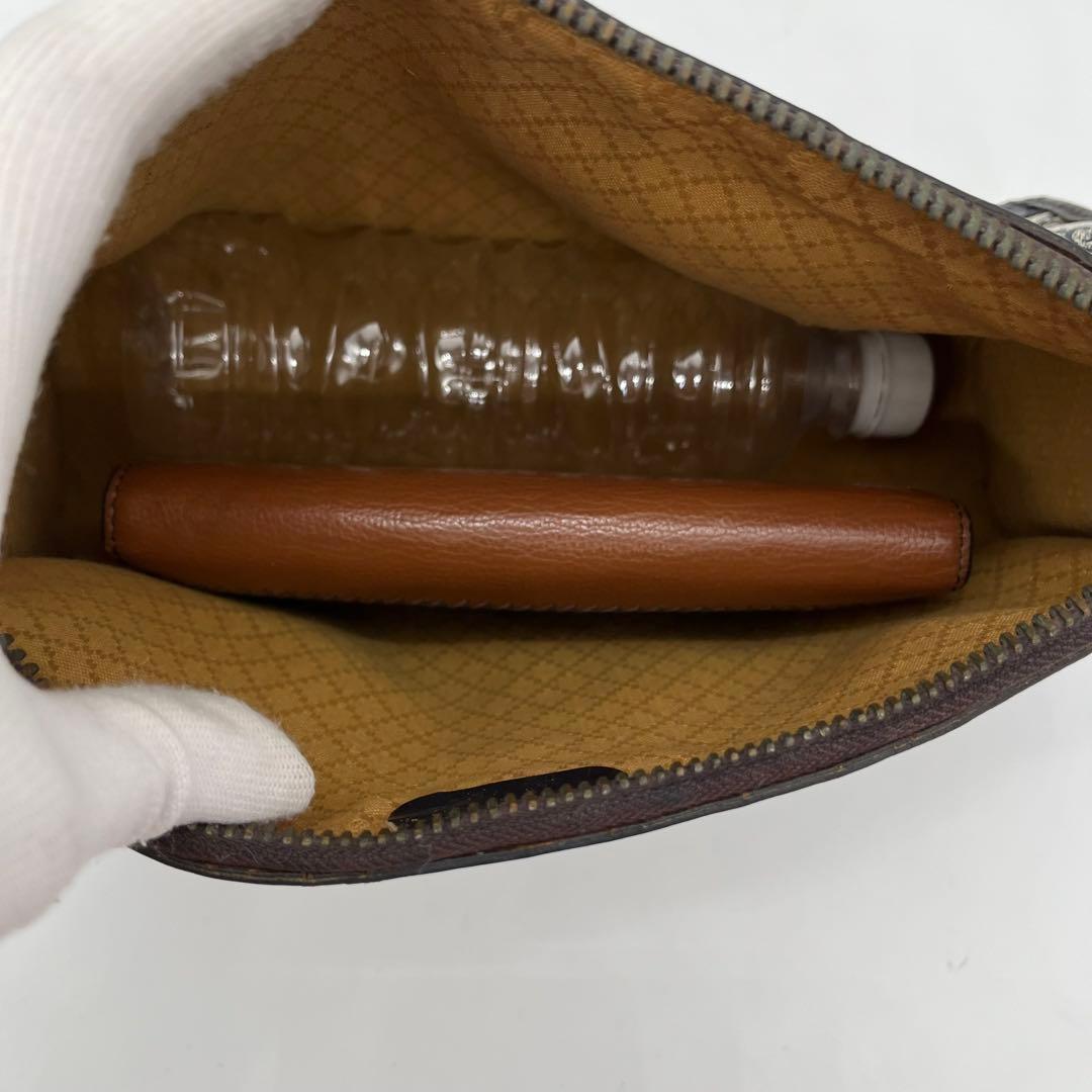 GUCCI ショルダーバッグ GG柄 シェリーライン ネイビー PVC 男女可能