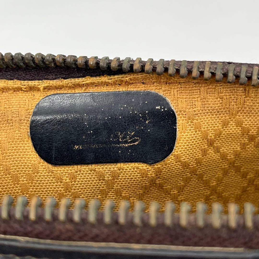 GUCCI ショルダーバッグ GG柄 シェリーライン ネイビー PVC 男女可能