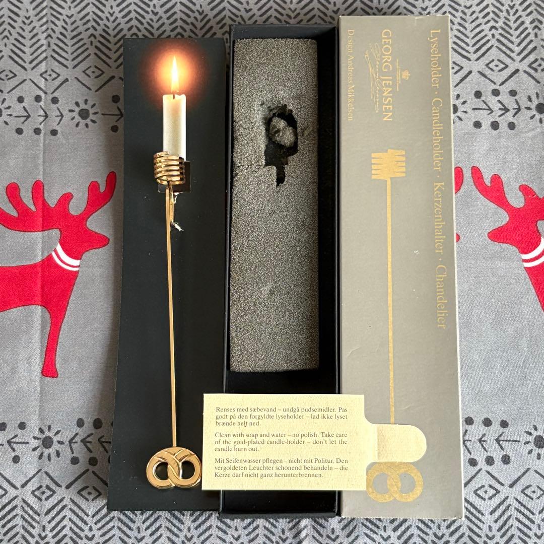 【未使用希少】  クリスマスキャンドルホルダー 5種セット