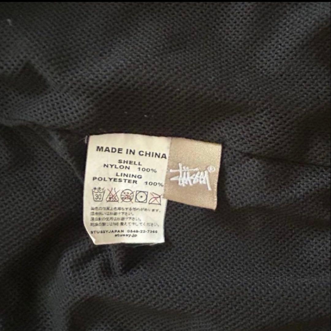 old stussy フード付きナイロンジャケット