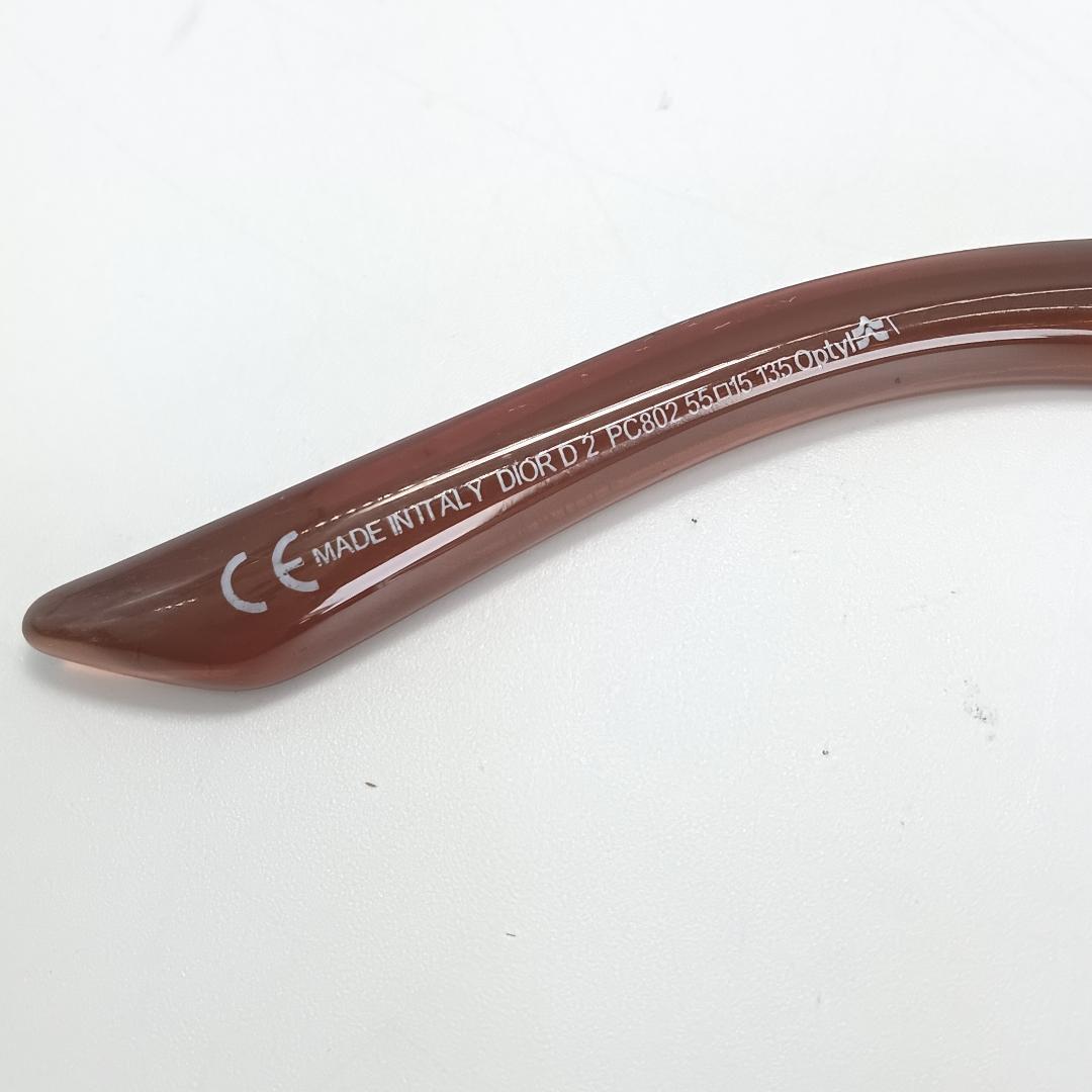 Christian Dior ディオール サングラス ロゴ ブラウン