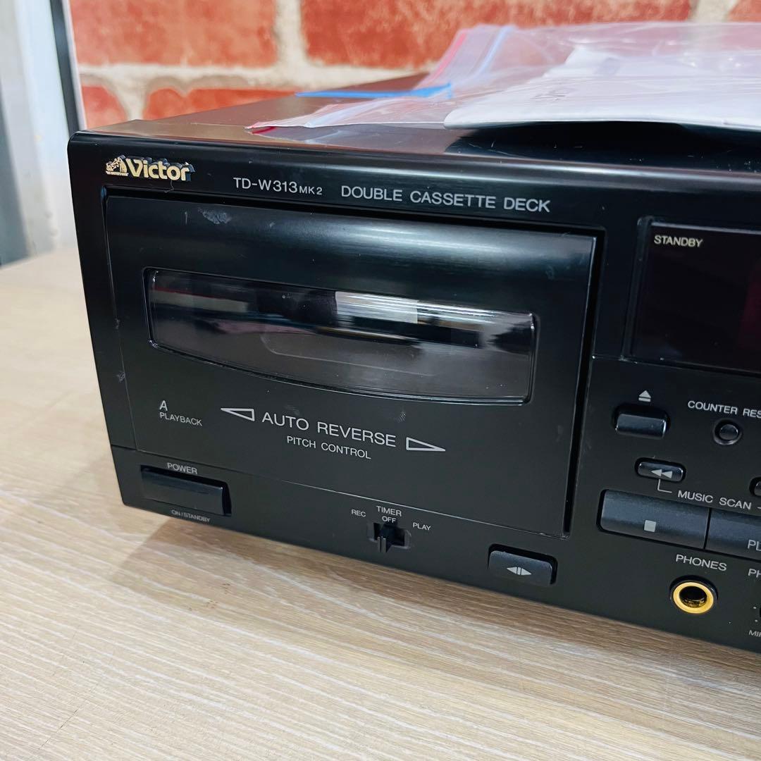 K3317【ビクター】Wカセットデッキ TD-W313 MK2