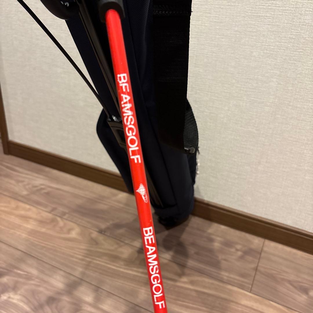 BEAMS GOLF スタンド式ゴルフバッグ ネイビー